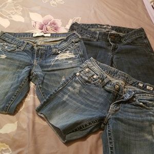 3 pairs of cut offs